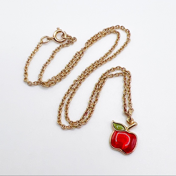 Avon Jewelry Vintage Avon Apple Necklace Poshmark